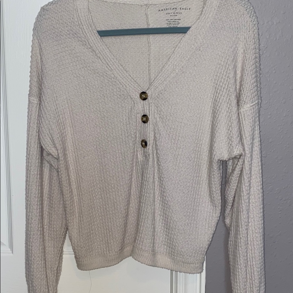 Cream sweater